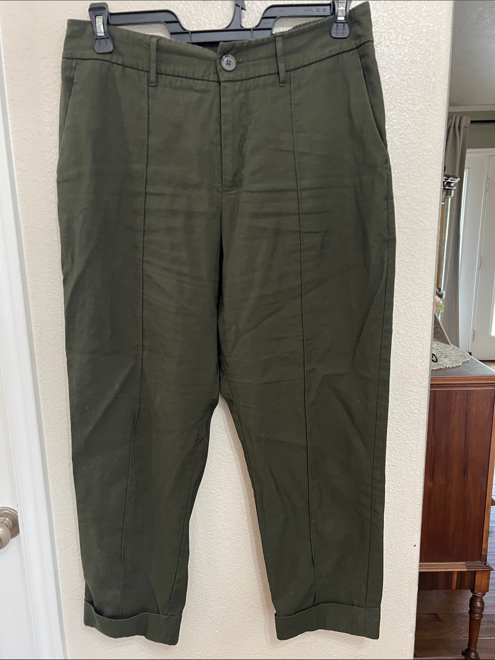 Olive Green Women’s Chino Pants